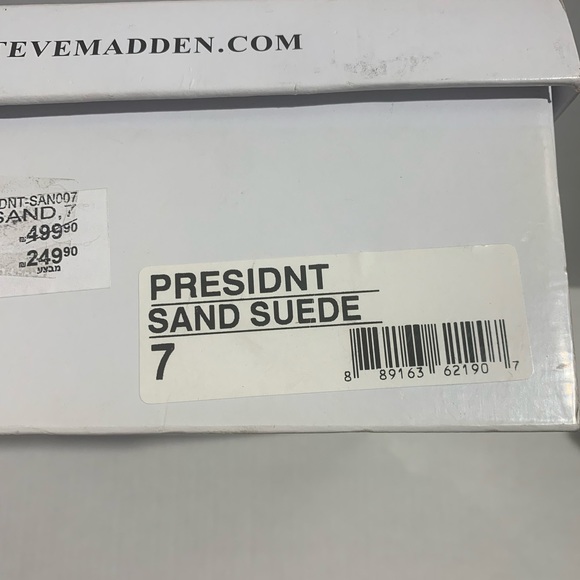 Steve Madden Heels Presidnt Heels Suede Heels Lace Up Heels Tie Up Heels - Picture 11 of 12